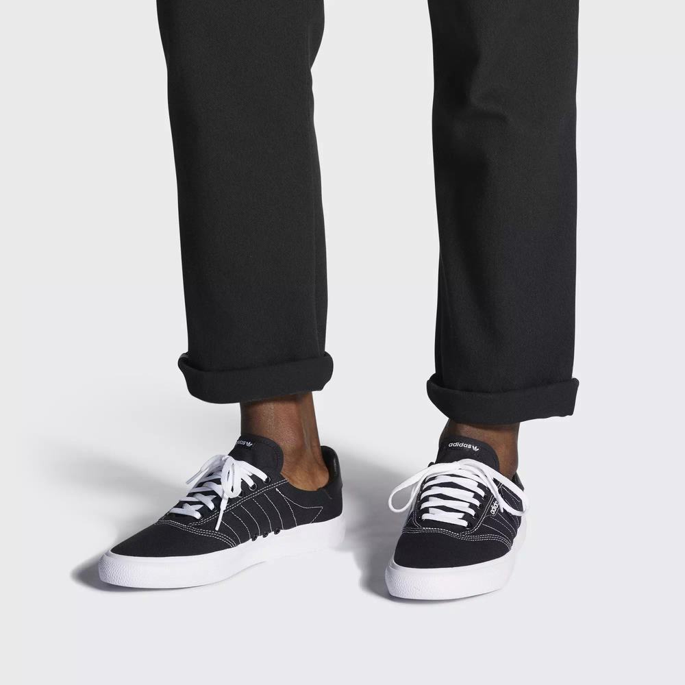 Adidas 3MC Vulc Tenis Negros Para Mujer (MX-12176)
